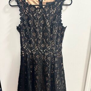 City Studio Black Lace Mini Dress Size Small